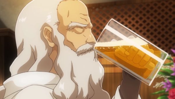 【異世界食堂】異世界の住人がビールを飲むシーン