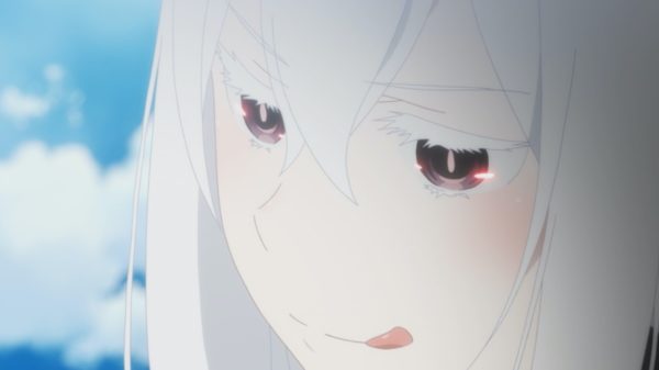 舌なめずりするエキドナ